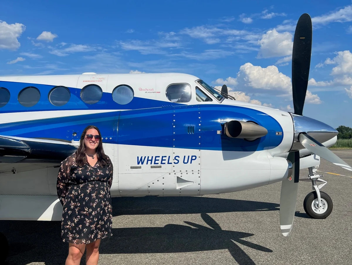 I flew on an $8 million private aircraft that costs $5,000 an hour to charter an..