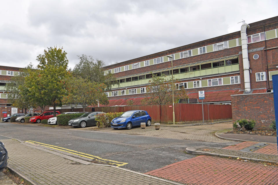 The block of flats in Farnborough. (Reach)