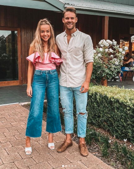 The Bachelorette's Angie and Carlin pose in Instagram photo