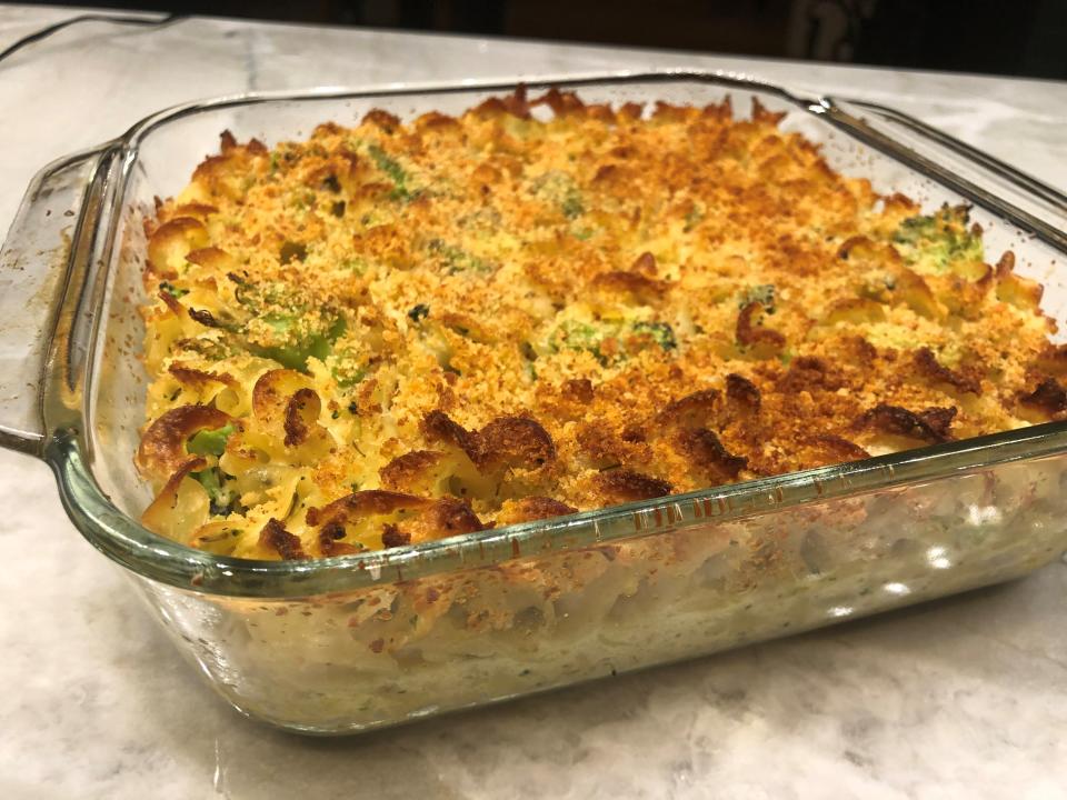 Mikki & Al's Noshery in Montclair has a savory kugel made with ricotta cheese and broccoli.