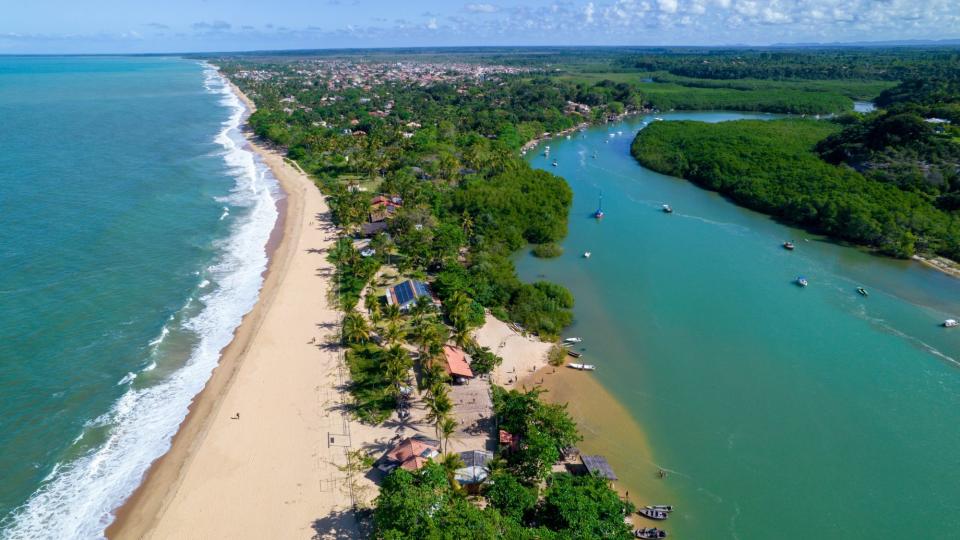 Caraiva is said to be the oldest colonial village in Brazil