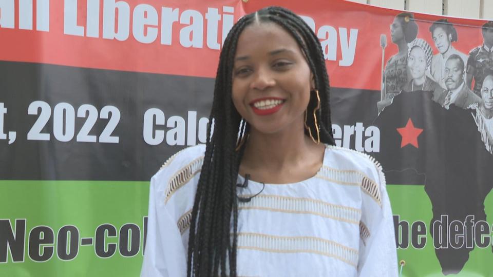 Prudence Iticka, a member of the group that organized the event, said the day is not only cause for celebration, but a chance to remember history. May 22, 2022.