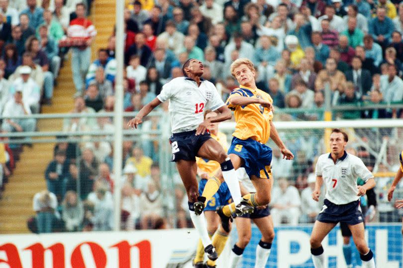 Michel Platini, pictured scoring in the final of Euro 1984, was also on target in the opener against Denmark to earn a narrow win -Credit:Getty