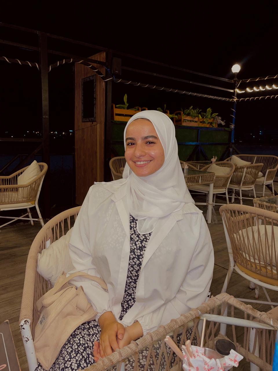 Rawda Elbatrawish, a Teaneck High School student, is co-organizing a youth forum about the conflict in Israel and Gaza on Oct. 25, 2023.