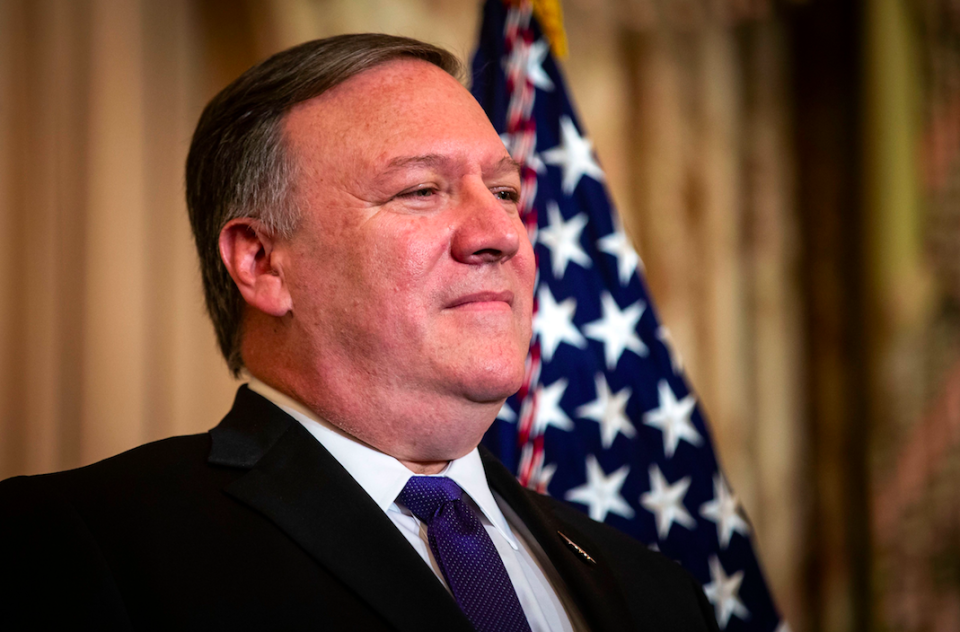 <em>Mr Pompeo is only the second sitting Secretary of State to visit North Korea (Rex)</em>