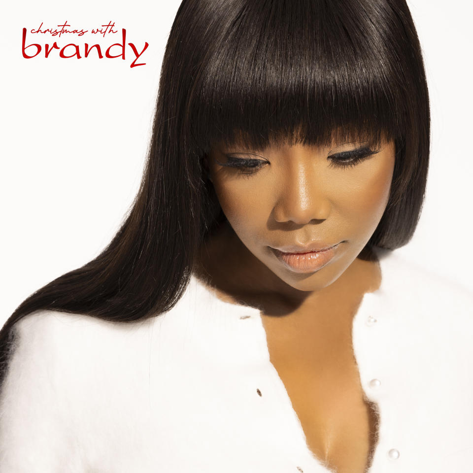 This cover image released by Motown shows “Christmas with Brandy” by Brandy. (Motown via AP)