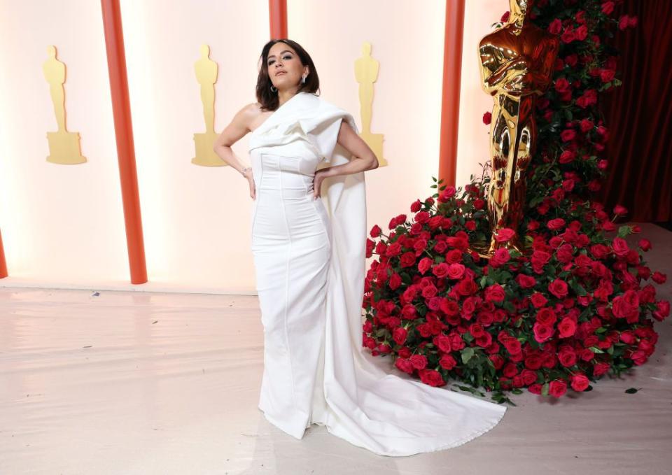 Erin Lim attends the 95th Annual Academy Awards.