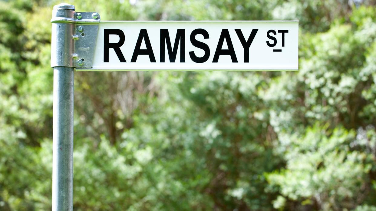  The Ramsay St sign from Neighbours. 