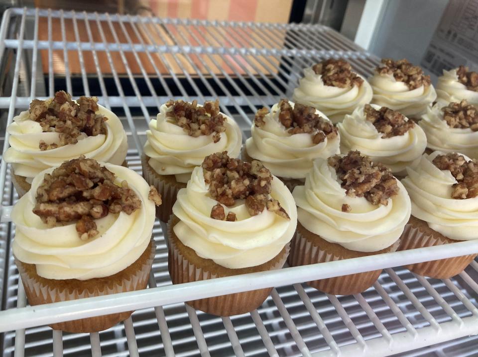 Butter pecan cupcakes from Sweeter Than Sweet Cupcakes on Friday, Dec. 3, 2021.