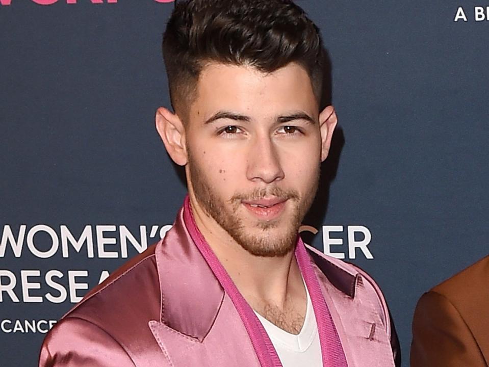 nick jonas in february 2020