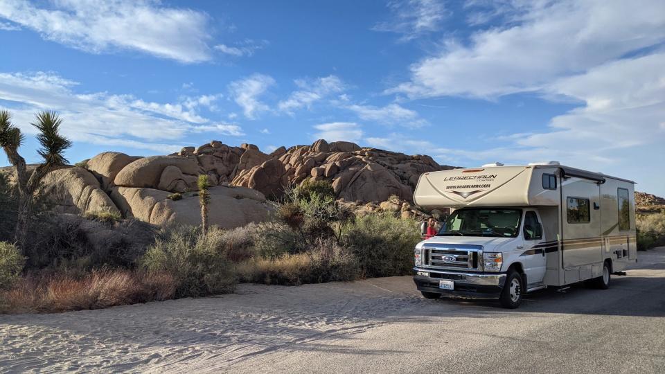 An RV rented through Imoova.