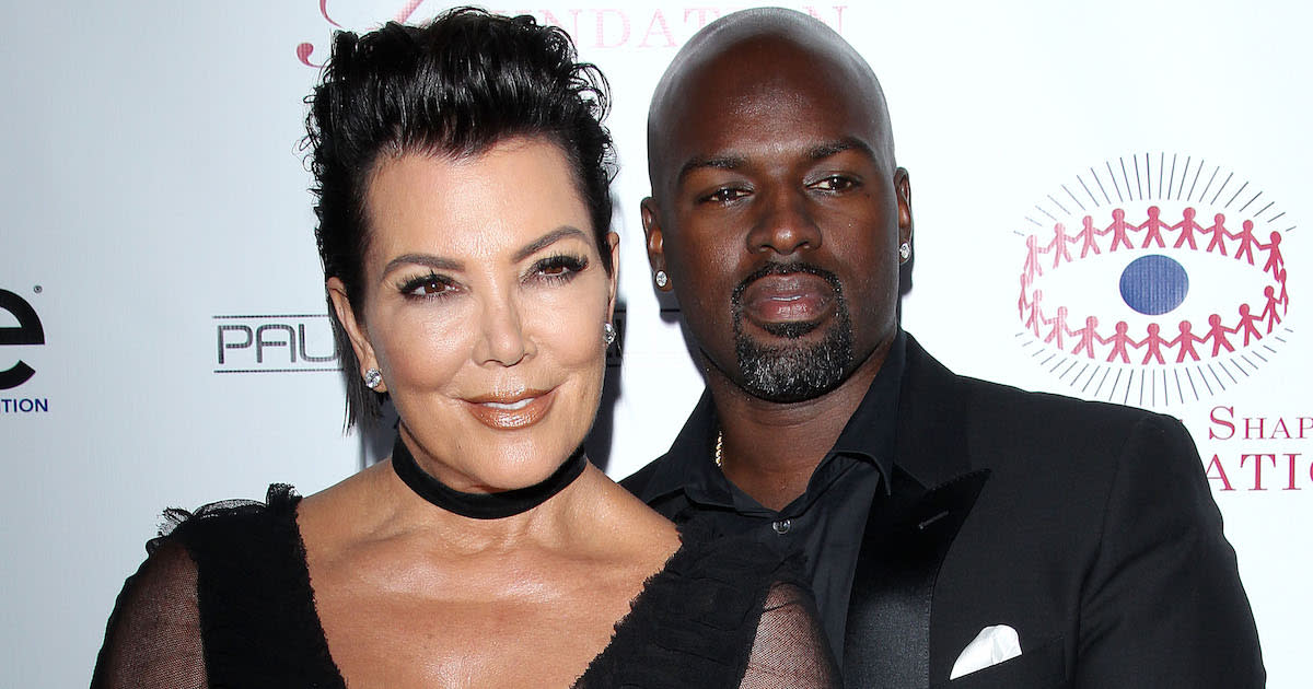 Kris Jenner gives a masterclass in monochrome stepping out with toyboy Corey  Gamble - Mirror Online