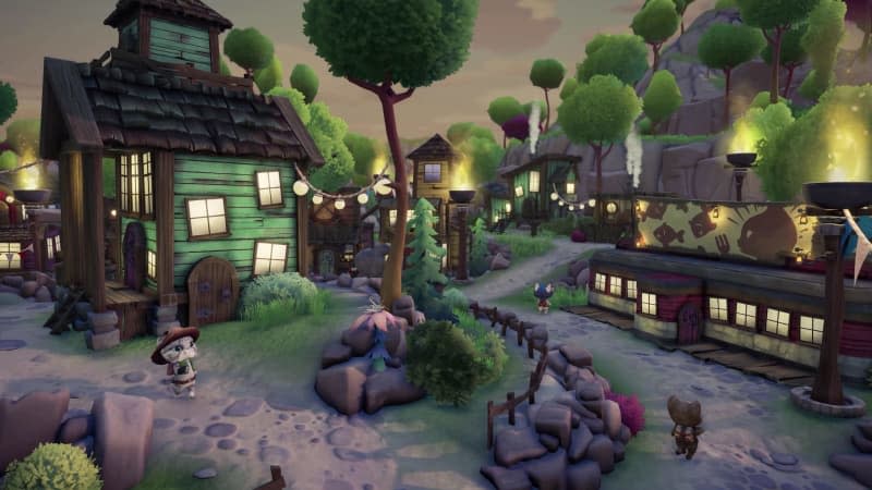 Houses, trees, plants, a cat with a hat - the world of "Whisker Waters" is full of small details. Merge Games/dpa