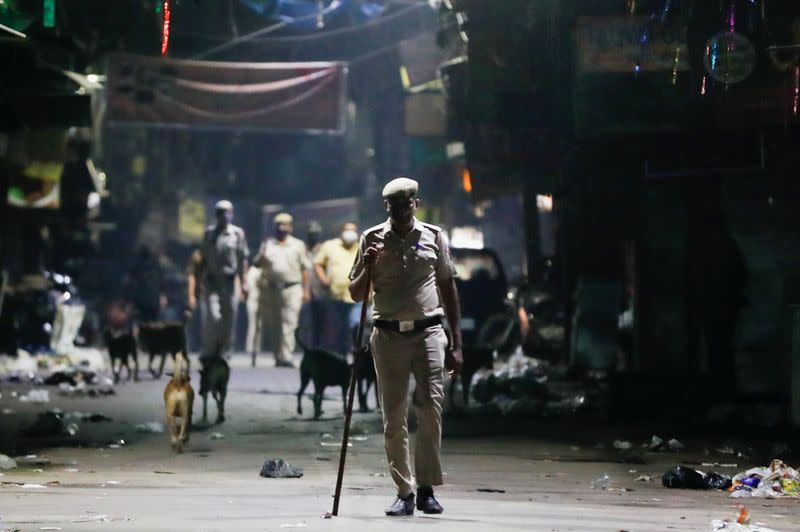 FILE PHOTO: Outbreak of the coronavirus disease (COVID-19), in New Delhi