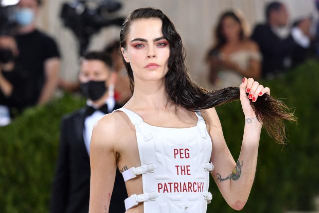 Cara Delevingne Flaunts Under-Boob Tattoo