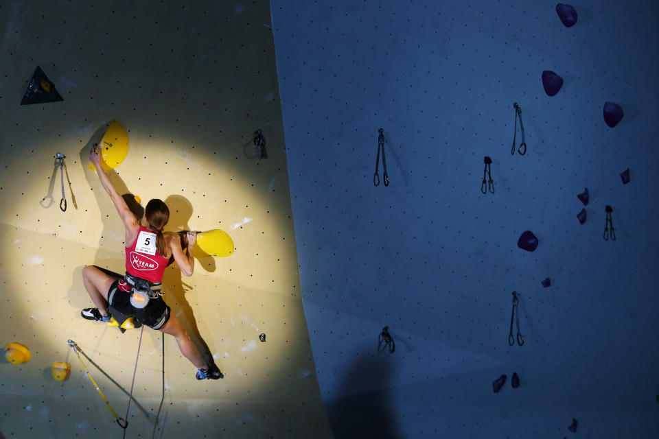 Bouldering, lead and speed climbing will be competed by both men and women. (Credit: Getty Images)