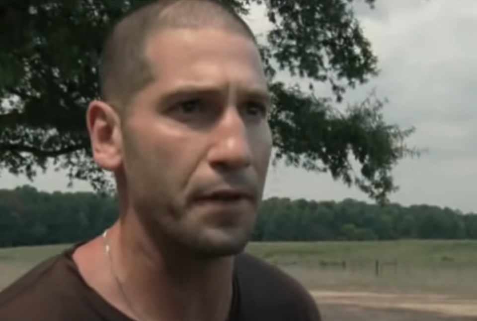 <div><p>"Jon Bernthal will never be anyone but the despicable Shane Walsh from <i>The Walking Dead</i> to me. I love Marvel, but I can't watch <i>The Punisher</i> because every time I see his face I just want to punch him in the throat."</p><p>—<a href="https://www.buzzfeed.com/nicoleg4fbf770b4" rel="nofollow noopener" target="_blank" data-ylk="slk:nicoleg4fbf770b4;elm:context_link;itc:0;sec:content-canvas" class="link ">nicoleg4fbf770b4</a></p></div><span> AMC / Via <a href="https://www.youtube.com/watch?v=_Wr1CyeVVso" rel="nofollow noopener" target="_blank" data-ylk="slk:youtube.com;elm:context_link;itc:0;sec:content-canvas" class="link ">youtube.com</a></span>