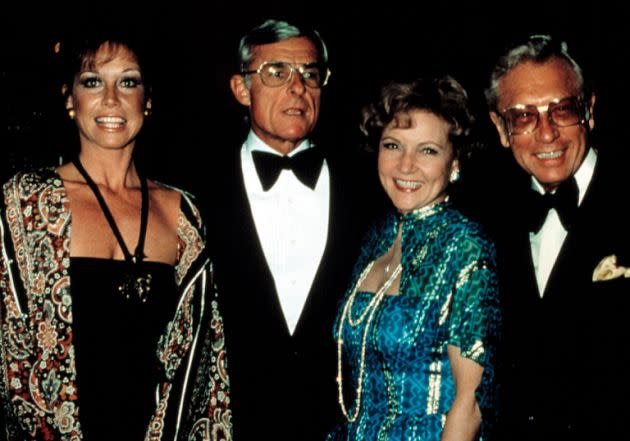 Mary Tyler Moore, Grant Tinker, Betty White, and Allen Ludden.