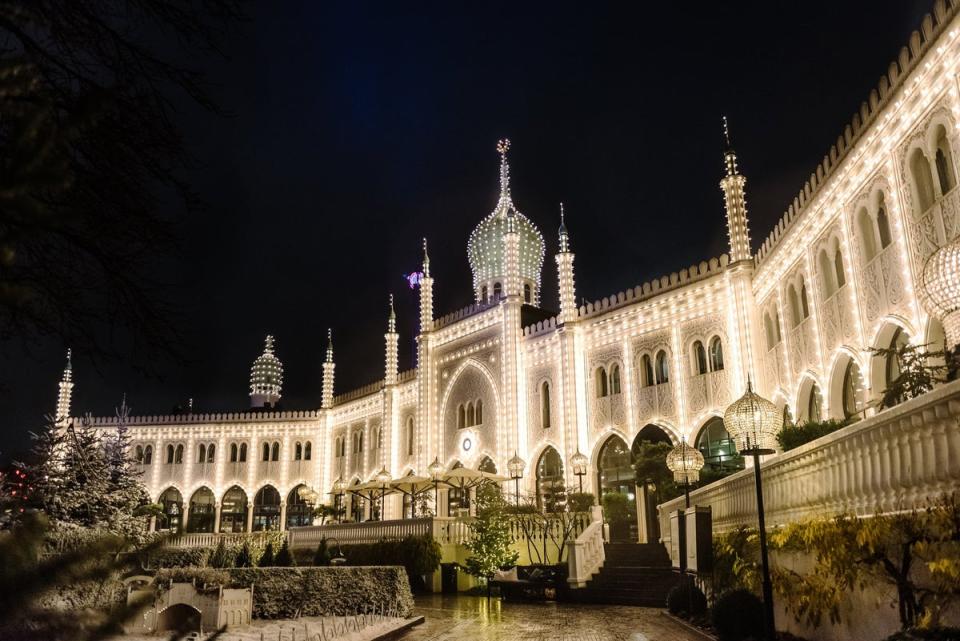 Nimb Hotel's distinct illuminated exterior (Nimb Hotel / Visit Denmark)