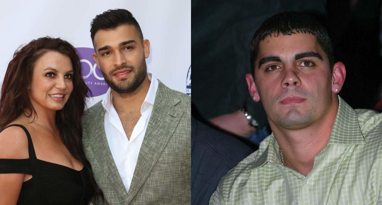 Britney Spears and Sam Asghari get a restraining order against her ex-husband Jason Alexander.