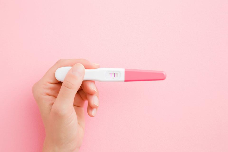 positive pregnancy test