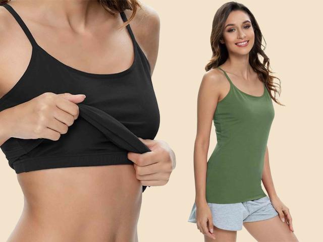 I've Been Going Braless in These Shelf-Bra Tanks That Are Under-$10 Apiece  for a Year - Yahoo Sports