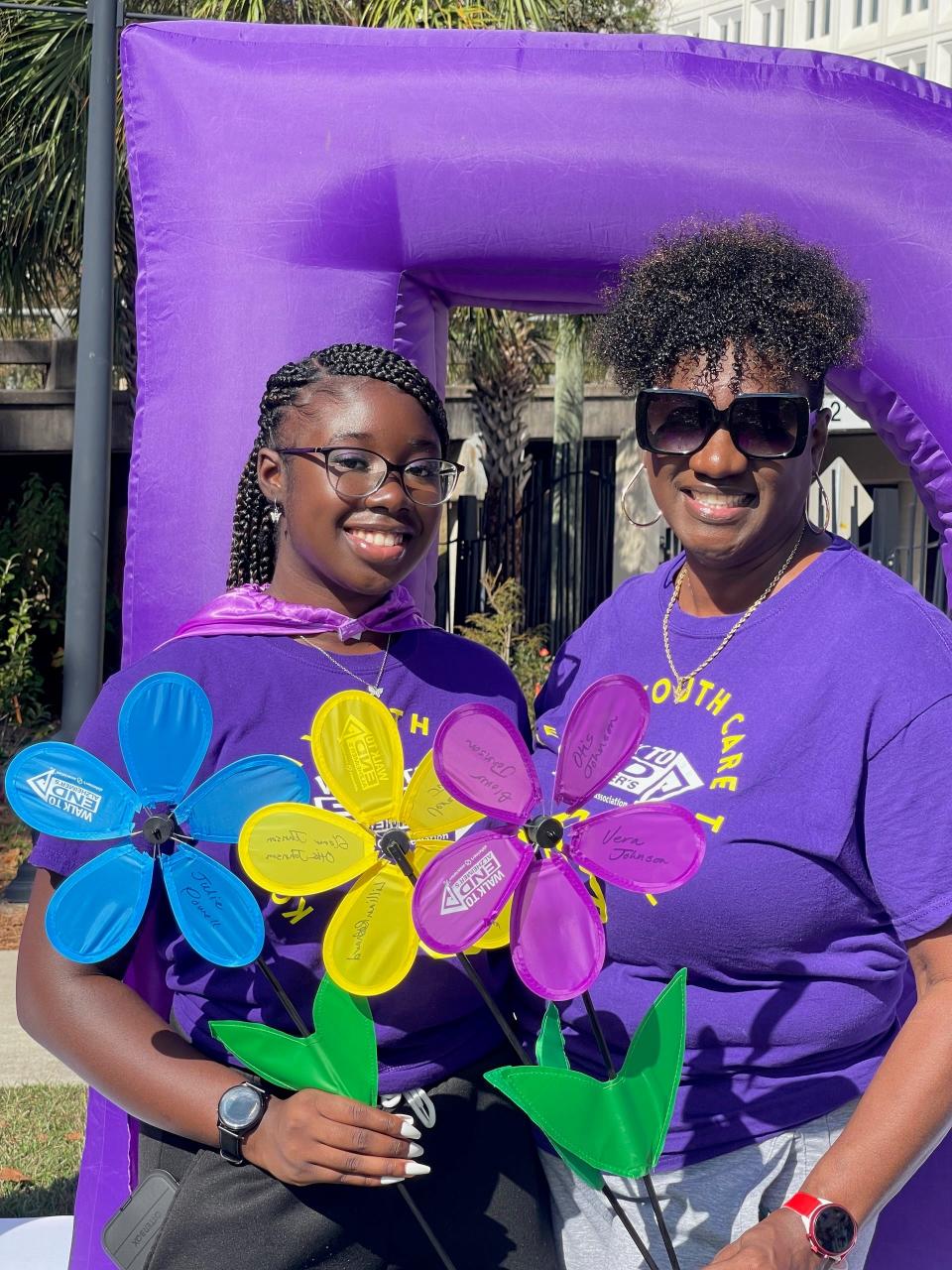 Kaylin and Priscilla Jean-Louis care for Priscilla's mother and has experienced the Alzheimer’s journey multiple times within her family.