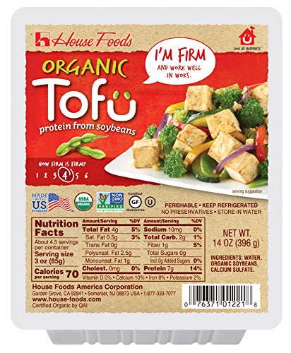 House Foods, Organic Firm Tofu, 14 oz (Amazon / Amazon)