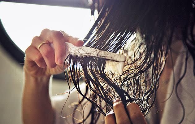 Experts recommend making sure you're knot-free before you head to bed. Photo: Getty images