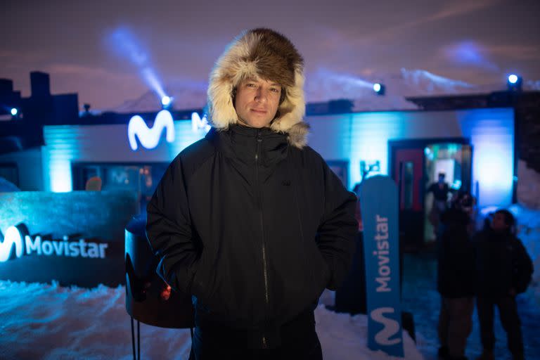 Joaquín Levinton en el cerro Catedral, en el Movistar Sky Day & Night