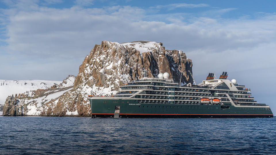 The Seabourn Pursuit in Antarctica 