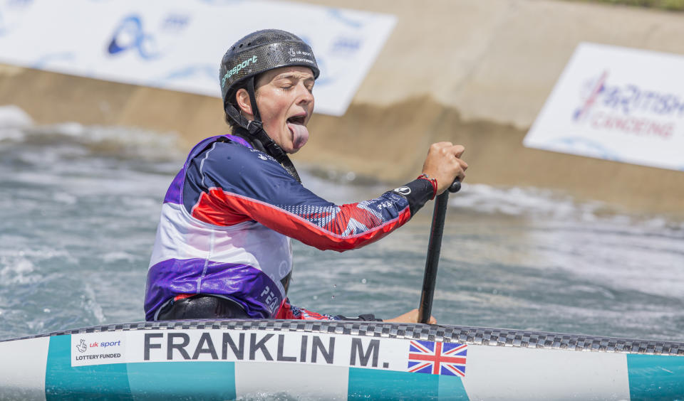 Mallory Franklin is one of Team GB's leading canoe slalom hopes ahead of the 2020 Olympics, now only one year away.