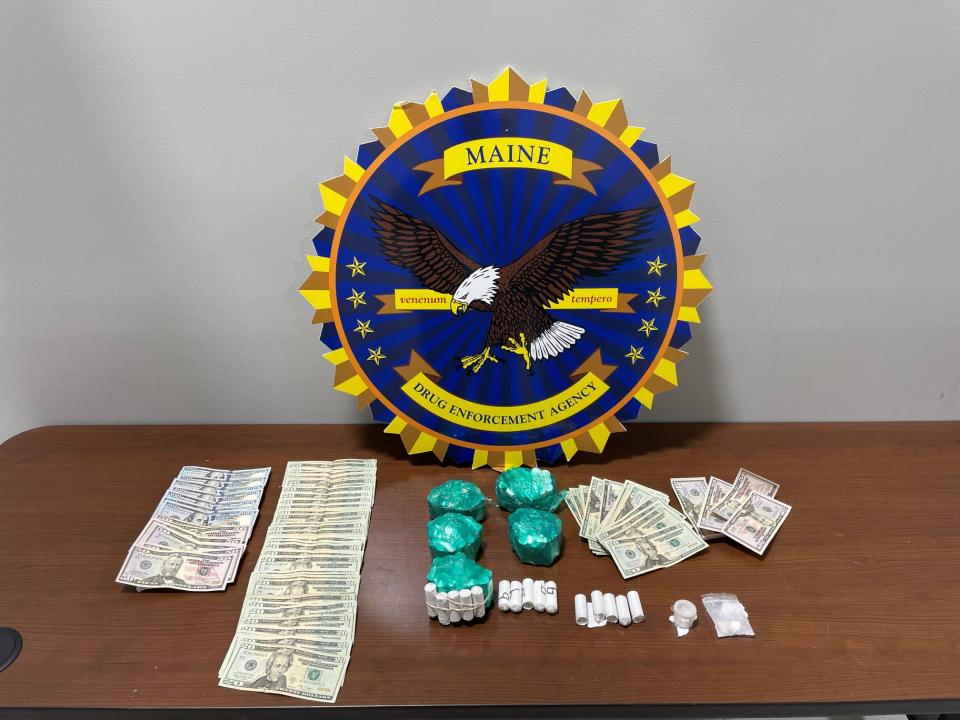 Agents said in addition to the 2.8 pounds of fentanyl, they found $3,000.