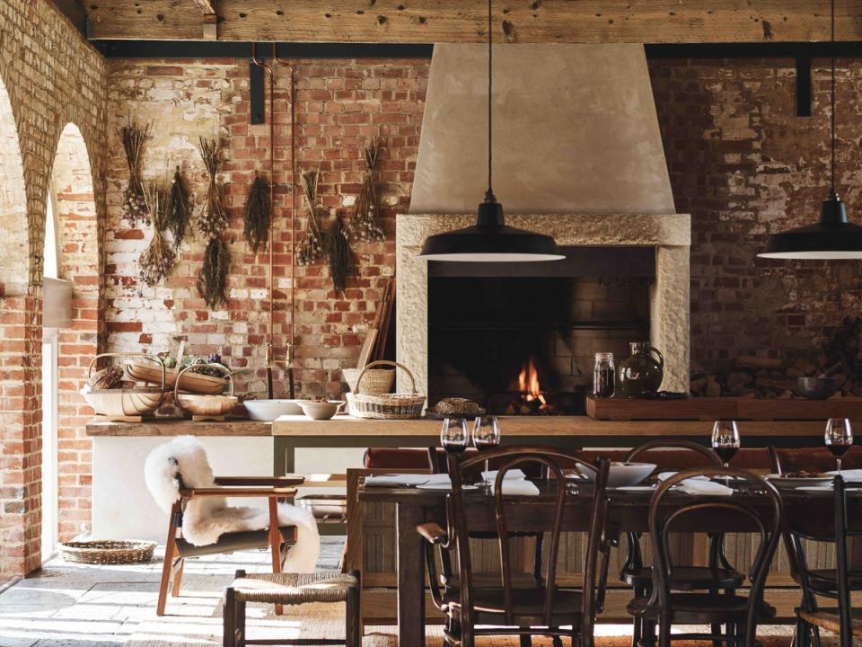 Enjoy fire-cooked cuisine at Hearth restaurant in Heckfield Place (Heckfield Place)