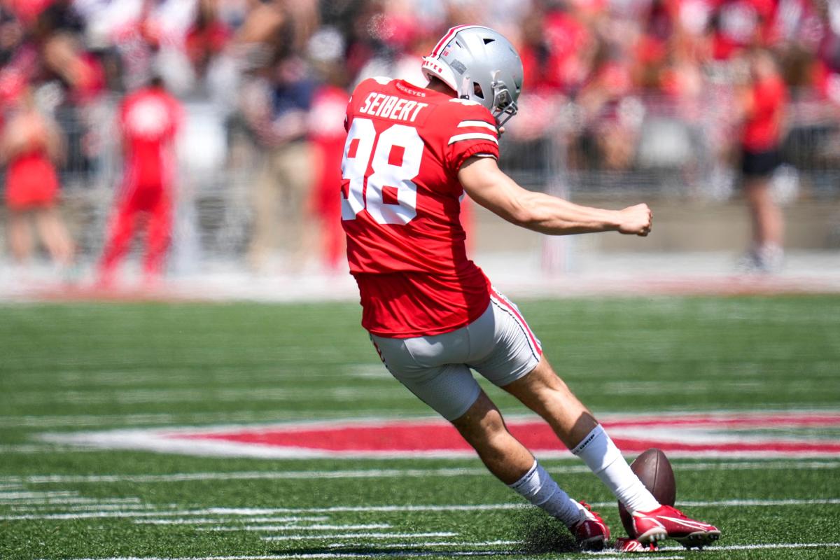 Ohio State kicker Jake Seibert enters transfer portal