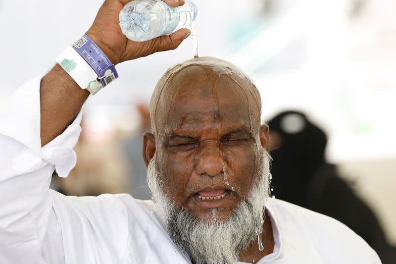 Annual haj pilgrimage in Mina