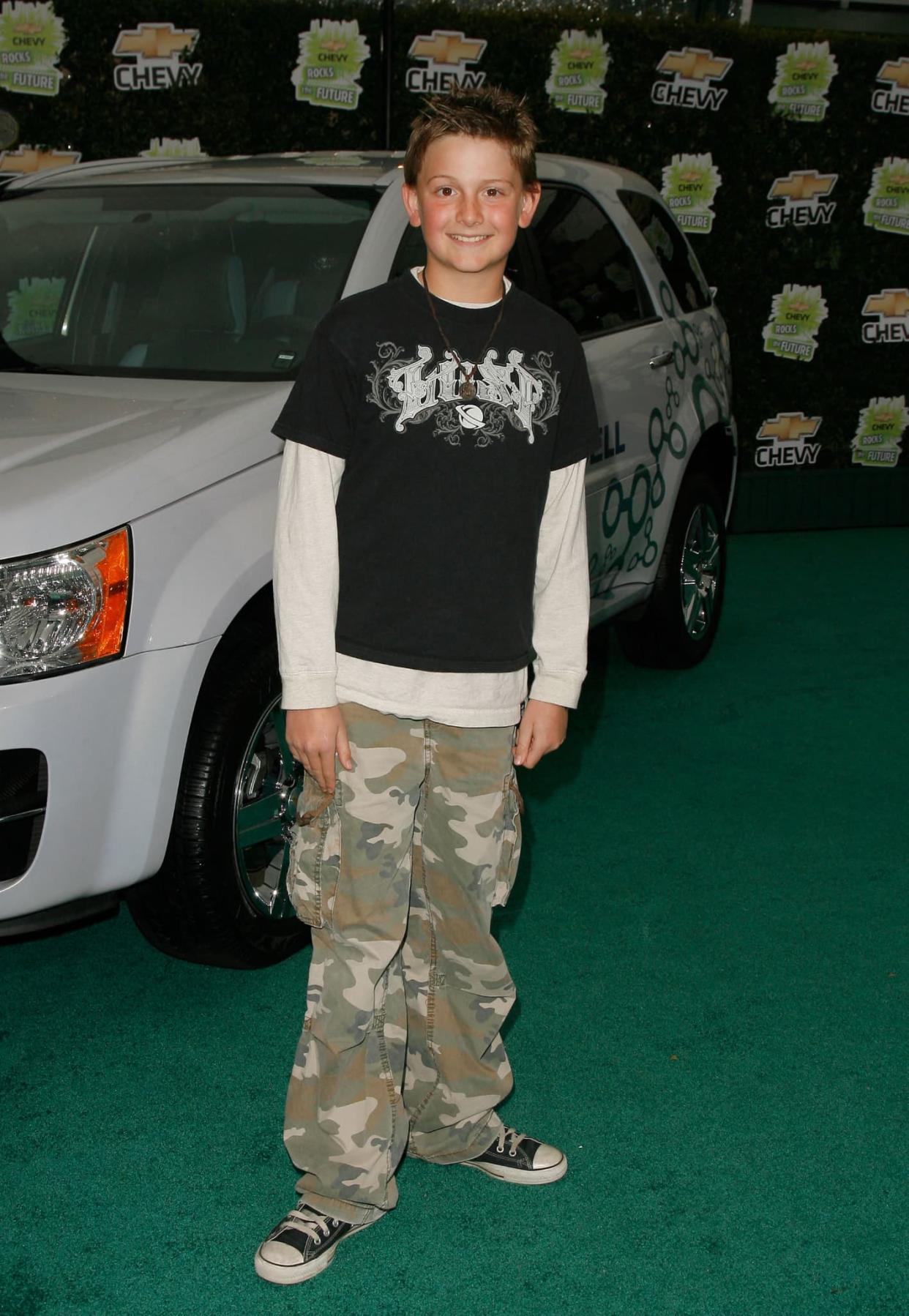 L'acteur Austin Majors à Burbank, le 19 février 2008. - Mark Davis - AFP