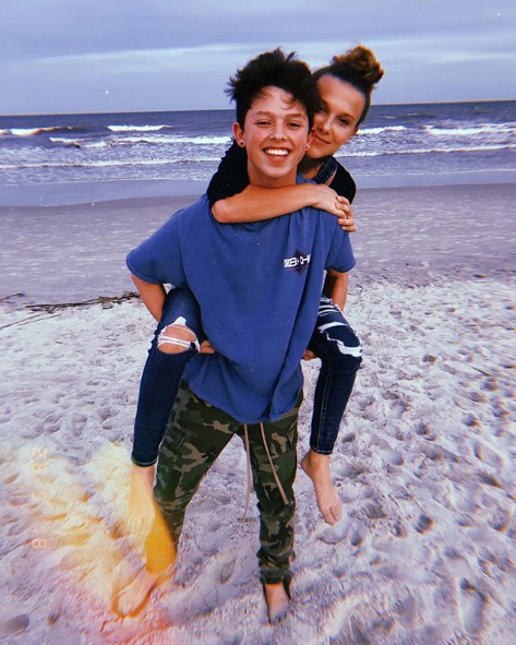 Millie and muso Jacob have called time on their romance after seven months. Photo: Instagram/jacobsartorius