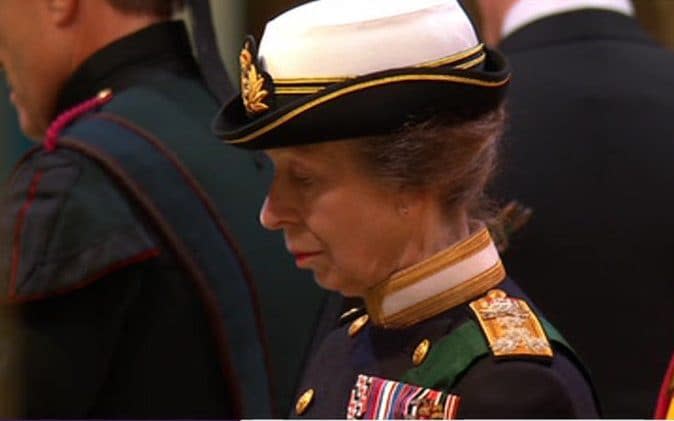 Princess Anne performs at the Vigil of the Princes - Sky News