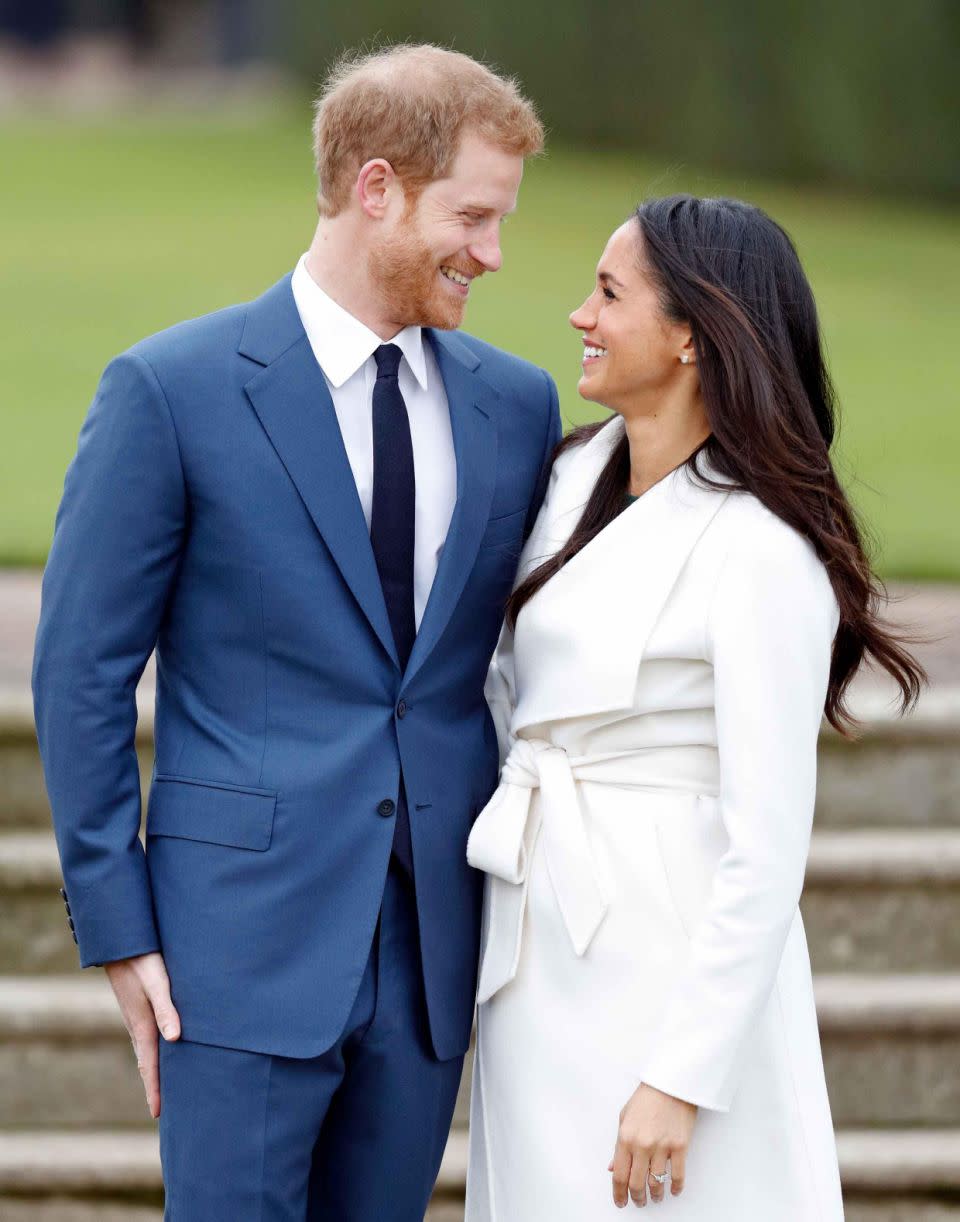 Prince Harry and Meghan Markle announced their engagement on Monday. Source: Getty