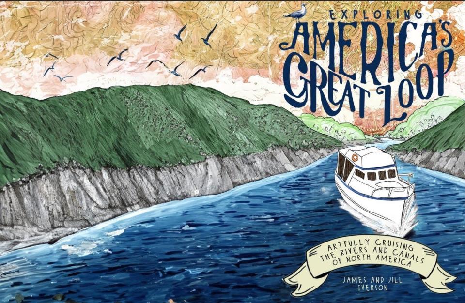 Cover art for the book "Exploring America's Great Loop"