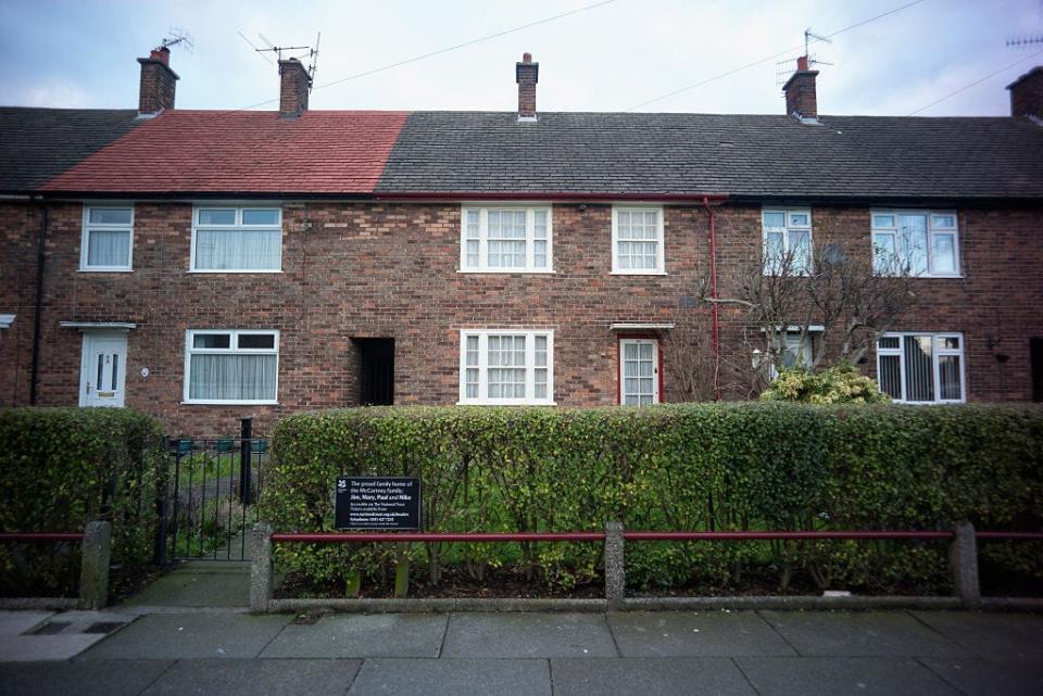 Paul McCartney's childhood home in Liverpool