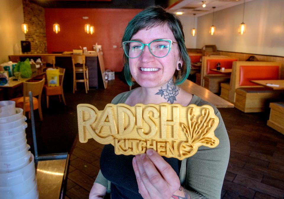 Upbeet Jams and Black Dog Metal Arts owner Jam Rohr is pursuing a new venture, Radish Kitchen, a whole food vegan catering and convenience store  in the former Pho on Main II restaurant in the Campustown Shopping Center.