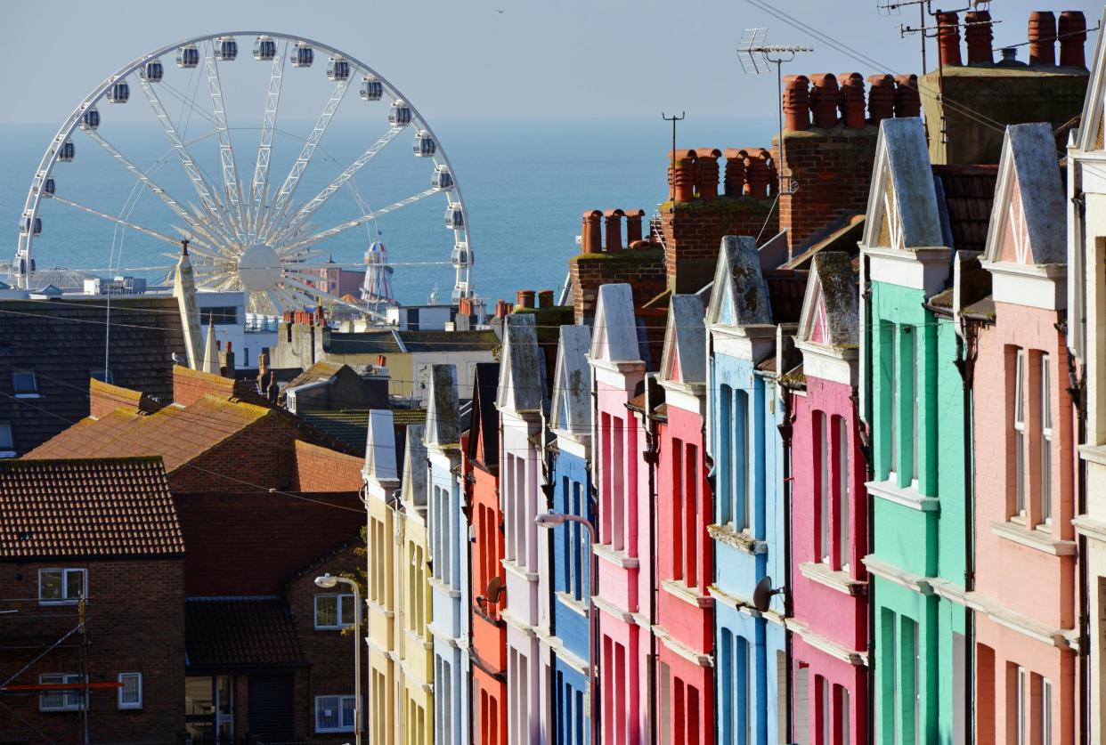 Colourful Brighton in the sunshine: istock