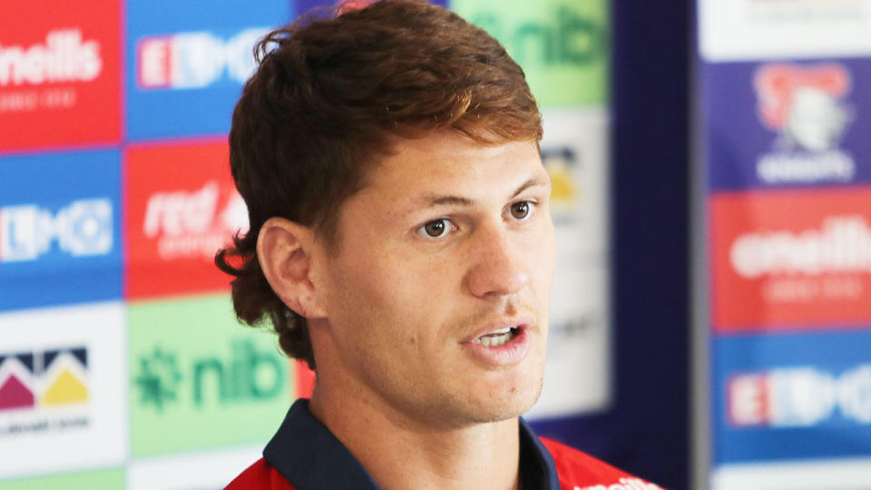 The Knights on Wednesday confirmed that Kalyn Ponga had signed a massive new five-year deal to remain at the NRL club. Pic: Getty