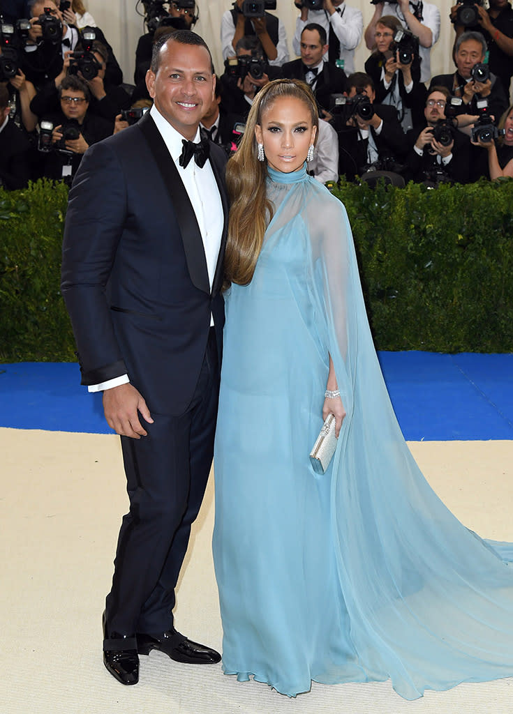 Jennifer Lopez and Alex Rodriguez