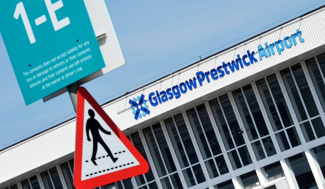 Exterior view of Prestwick Airport