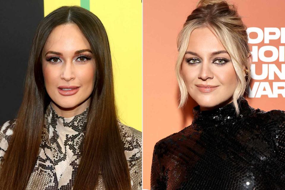 <p>Bruce Glikas/Getty; Todd Williamson/NBC via Getty</p> Kacey Musgraves (L), Kelsea Ballerini (R)