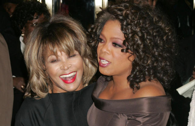Oprah Winfrey used to wear her Tina Turner-inspired wig to bed to &#x002018;feel close&#x002019; to her hero credit:Bang Showbiz