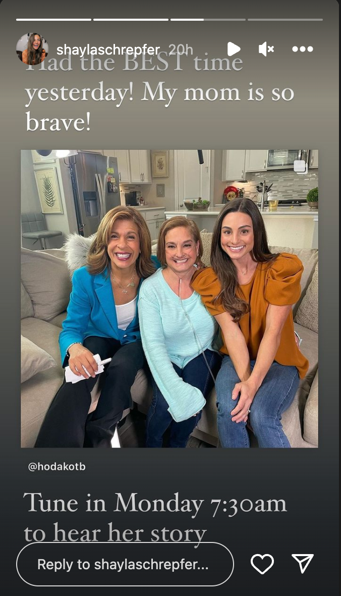 Hoda Kotb, Mary Lou Retton, Shayla Schrepfer